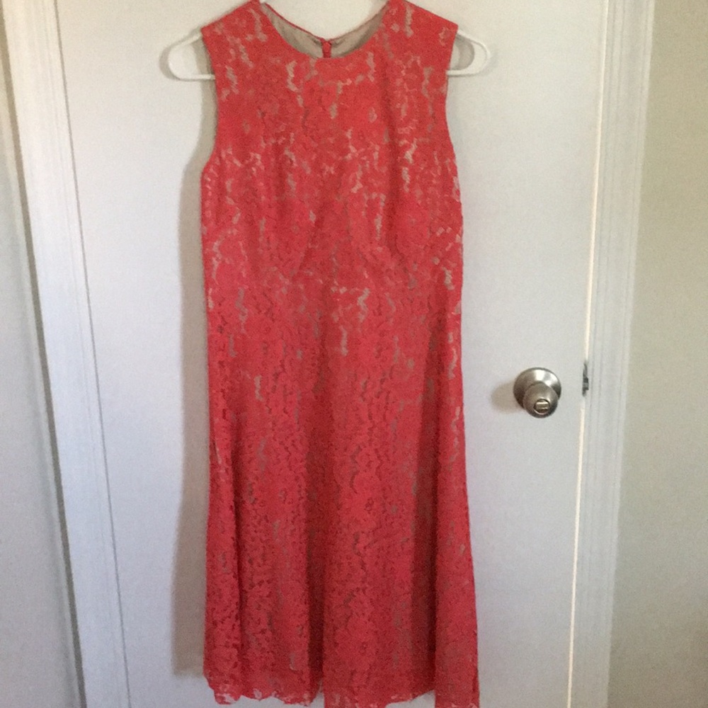 Like new Eliza J lace coral dress